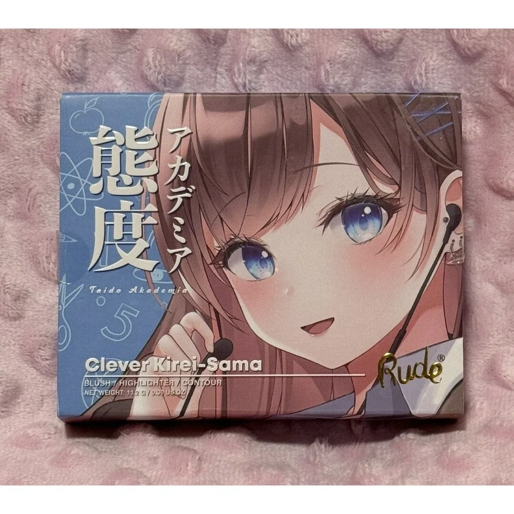 Rude Cosmetics Manga Anime Clever Kirei-Sama Blush/Highlighter/Contour Palette